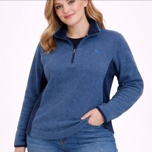 Renegade Club Vintage Quarter Zip Fleece – Size S – GUC